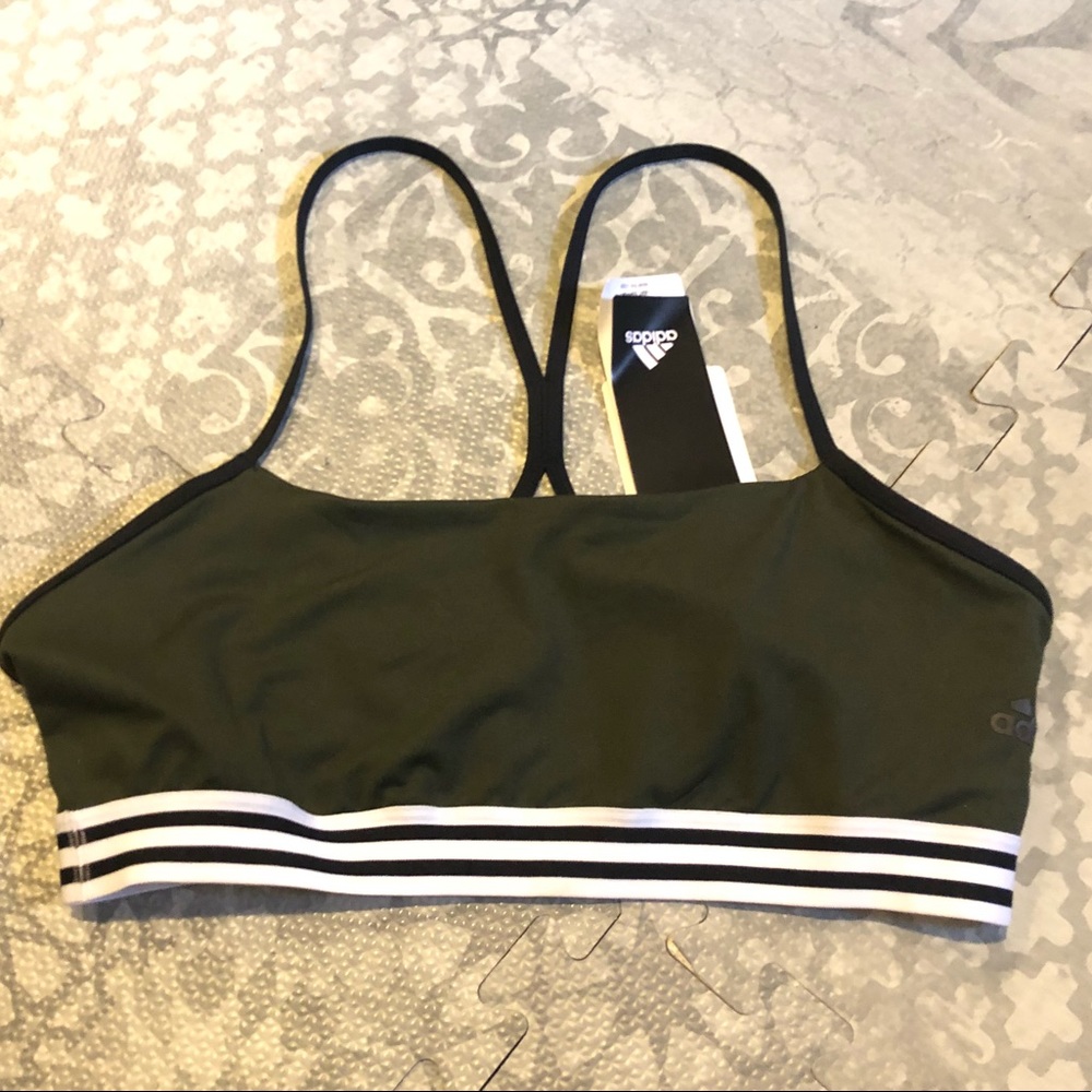 [Adidas] NWT Sports Bra Hunter Green